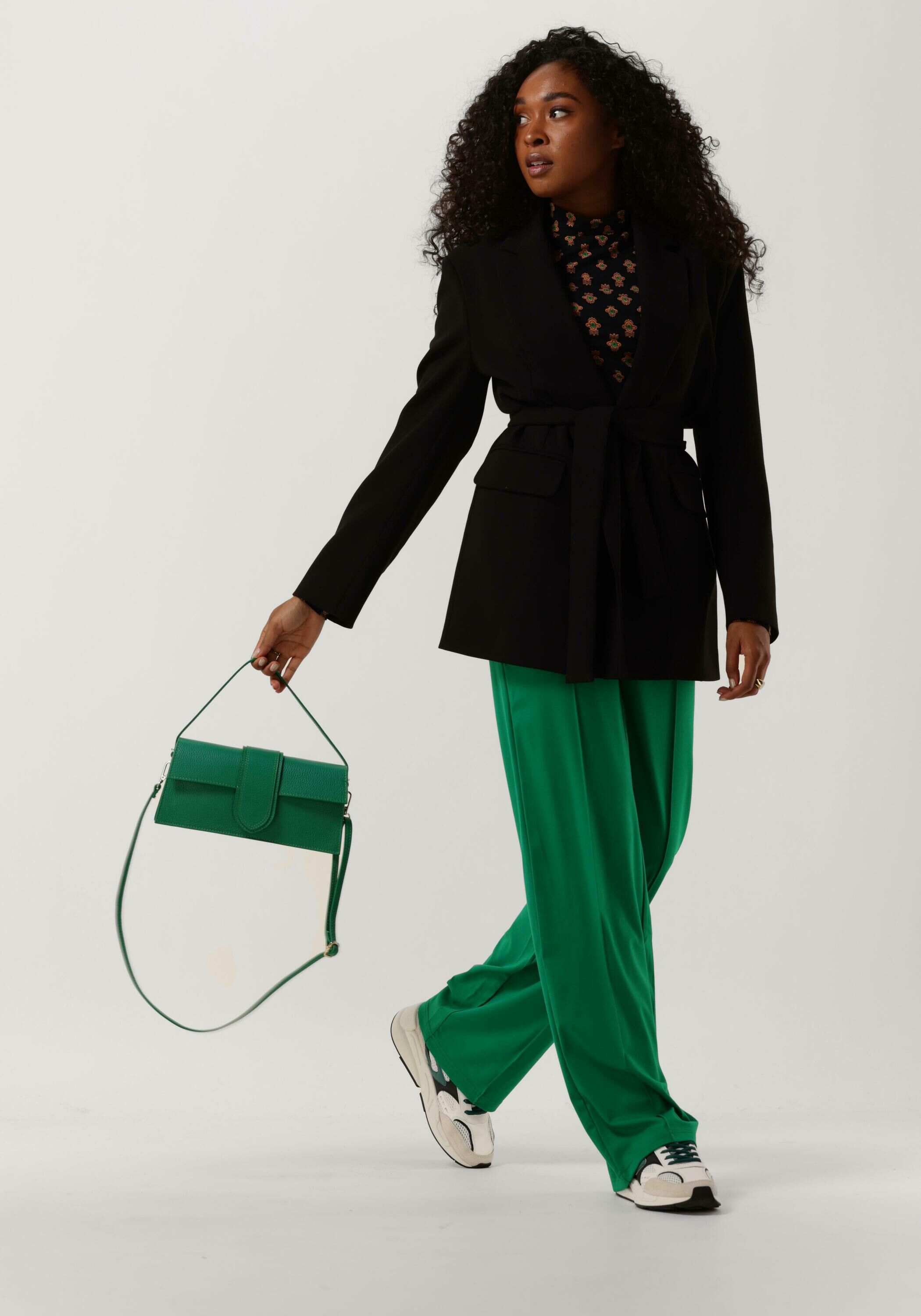 Zara grüne stoffhose Clearance